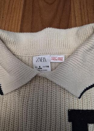 Світер на дівчинку zara 116р. 6