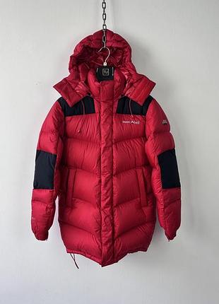 Куртка пуховик montbell ex 800 goose down parka jacket men s red hooded puffer outdoor gorpcore