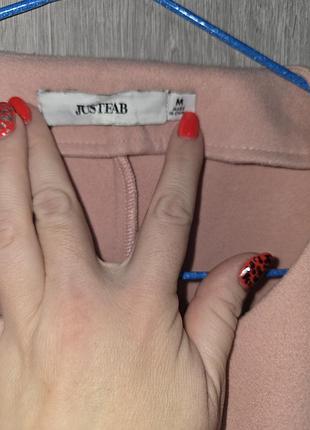 Пальто жіноче justfab рожеве 3