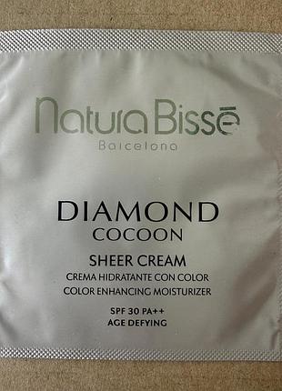 Natura bisse diamond cocoon sheer cream spf30 крем для обличчя 4ml