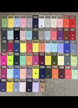 Чохли для iphone 13/14 силіконові з логотипом