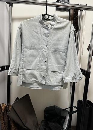 Сорочка жіноча zara сіра, розмір xs