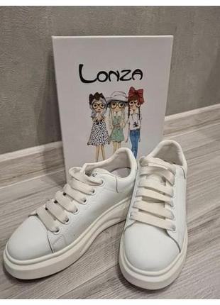 Кеди жіночі lonza білі, розмір 38