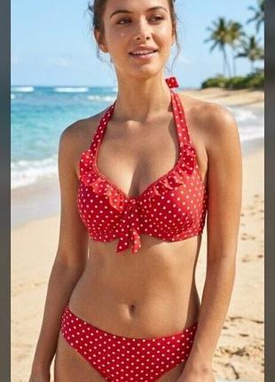 Верх від купальника роздільного 80 dd 36 d новий з оборками pour moi