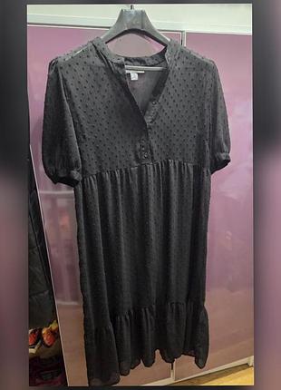 Сукня жіноча шифонова міді чорна primark