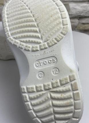 Дитячі тапкі crocs baya lined clog 6