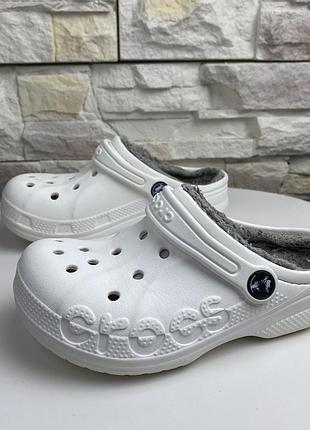 Дитячі тапкі crocs baya lined clog