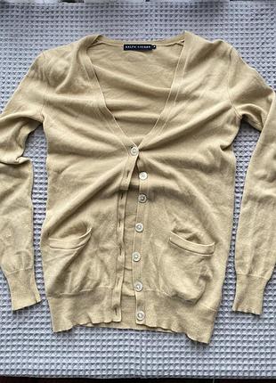 Кашеміровий кардиган ralph lauren,бежевий,розмір м