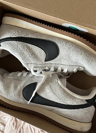 Кросівки nike cortez сірі з чорним