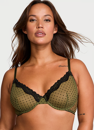 Бюстгалтер деми tease lace-trim unlined demi bra 36e