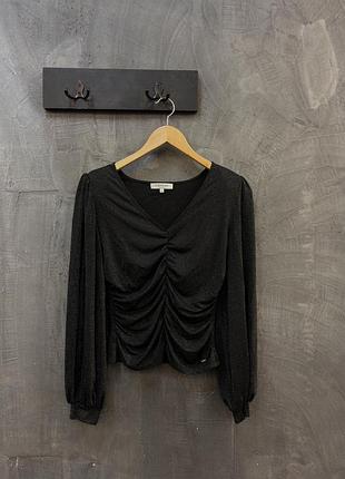 Блуза святкова з блискітками стразами morgan de toi vintage paris