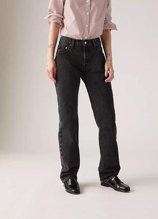 Levi’s 501 ’90s жіночі джинси сірі варені вінтажні w27 l32 рваний ефект потертості оригінал
