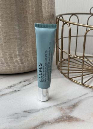 Крем флюїд спф50 elemis pro-collagen skin protection fluid spf 50