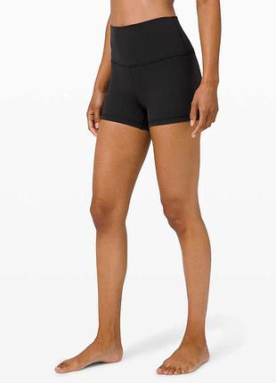 Lululemon align hige rise 4  женские спортивные-тренировочные шорты/велосипедки