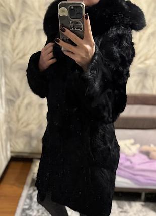Натуральна шуба з кози