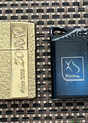 Зажигалка winston xs бензиновая зажигалка zorro металлическая зажигалка