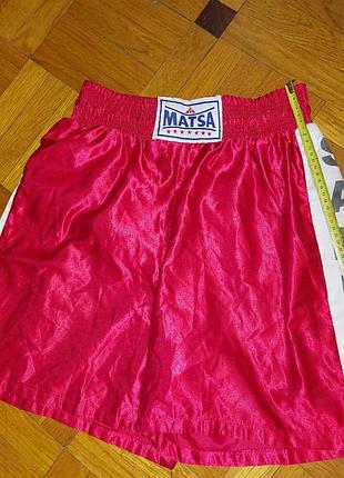 Спортивні шорти чоловічі matsa червоні, розмір 5