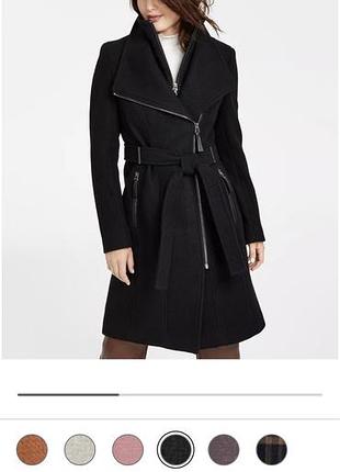 Жіноче пальто calvin klein чорне вовняне розмір m