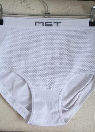Коригуючі труси жіночі mst білі безшовні l/xl