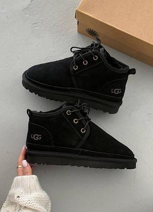 Жіночі замшеві уггі ugg neumel black