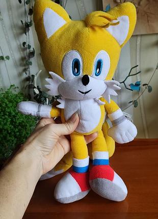 Оригинальная мягкая игрушка тейлз sonic the hedgehog sega / тейлз соник