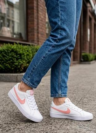Білі жіночі кеди nike court royale оригінал, р. 39