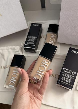 Тональний крем dior forever skin glow 1n