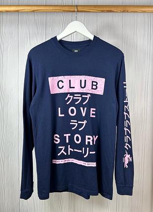 Edwin japanese love club story красивий ефектний лонгслів оригінал розмір s