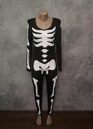 Карнавал маскарад костюм скелет жіночий морфокостюм morphsuits м косплей хеловін хелоуін геловін