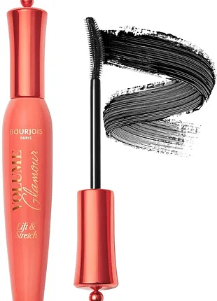 Туш для вій буржуа bourjois volume glamour lift & stretch mascara чорна для підкручування, подовження, розділення