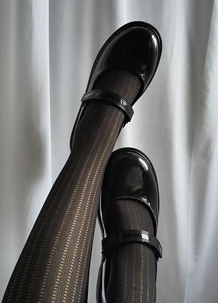 Балетки туфли мэри джейн mary jane dr martens лаковые maccy кожаные лак кожа натуральная с ремешком липучка школьные офисные