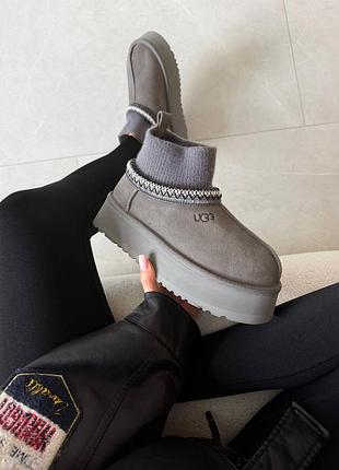 Угги уггі угг ugg tazz sock grey