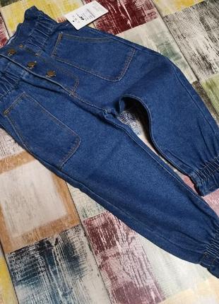 Стильные джинсы с завышенной талией2 фото