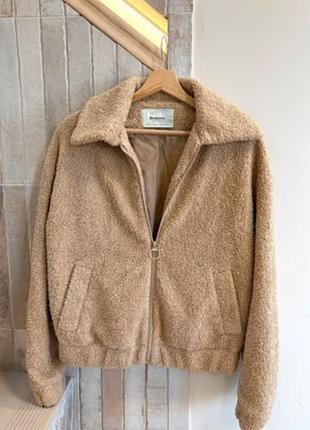 Куртка тедди stradivarius, r.m-l 4