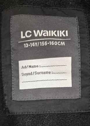 Куртка для дівчинки lc waikiki чорна 4