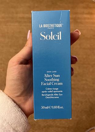 Сонцезахисні креми la biosthetique after sun soothing face cream 50 мл