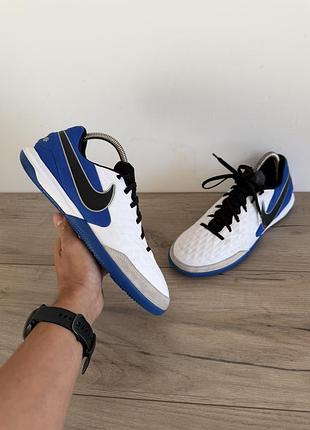 Футзалки бампи шкіряні nike tiempo оригінал