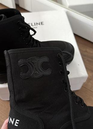 Черевики жіночі celine чорні 3