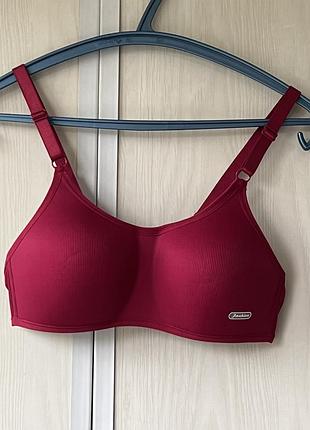Жіночий бюстгальтер-топ fashion xl, орієнтовно ua 48–50, бордовий