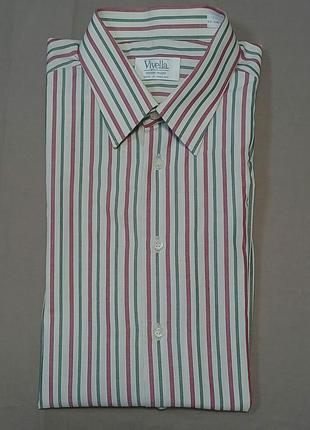 Комір 41 см  viyella cotton-major size 42 16 1/2 в смужку  сорочка made in england m1856 
 70% cotton 30% polyester