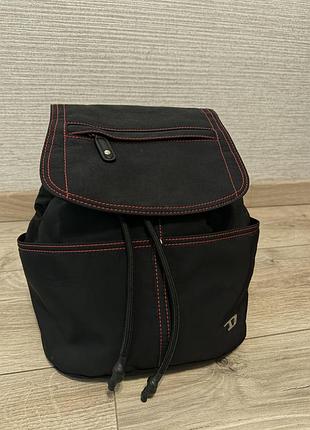 Рюкзак diesel чорний 3