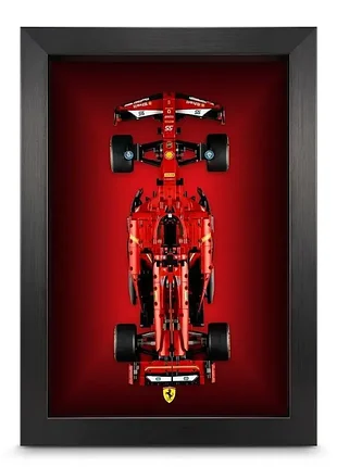 Настенная led рамка-подставка с подсветкой для конструктора lego technic ferrari formula 1