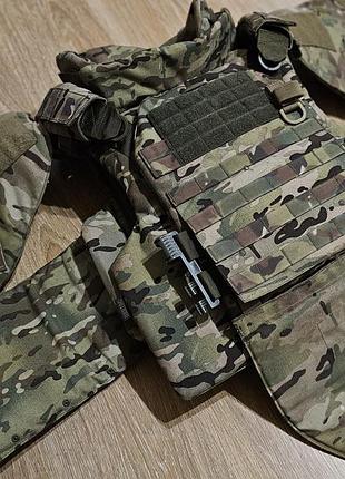 Бронежилет бойовий балістичний мультикам бронь бронік броня мультік