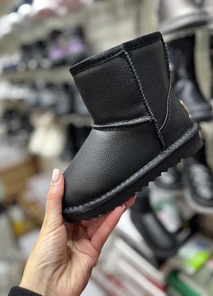 Уггі для дівчинки ugg чорні 2