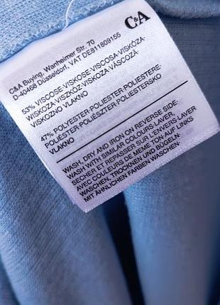 Тепла блакитна сукня від c&a, на хс-с 3
