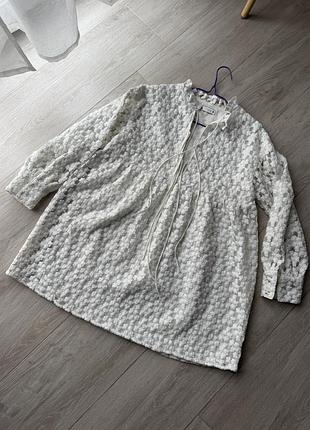 Коротка жіноча сукня zara оверсайз з вишивкою