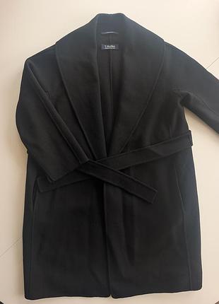 Жіноче пальто max mara чорне 2