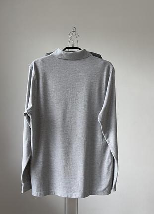 Чоловічий лонгслів barberry сірий m/l 2