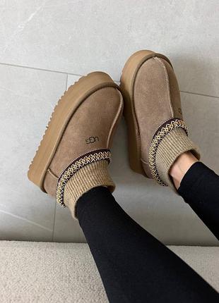 Угги уггі угг ugg tazz sock khaki 7