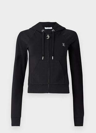 Стильне чорне худі кофта на блискавці juicy couture розмір хс